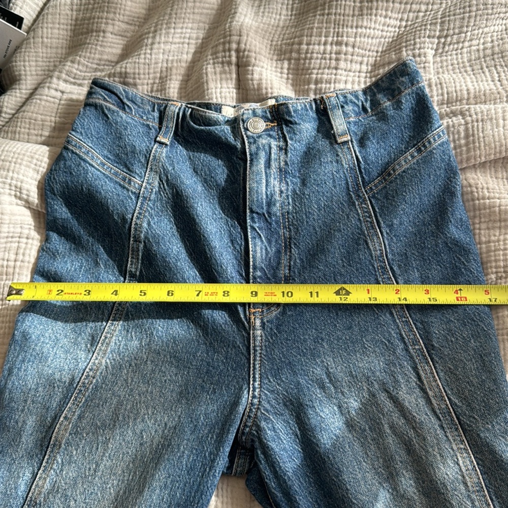 FREE PEOPLE CRVY Wild Honey Denim - Picture 10 of 11